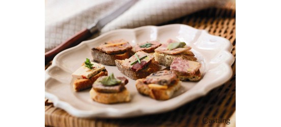 Starters and Delicacies with Foie Gras