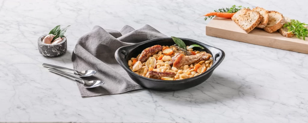 Plat cuisiné de la maison Castaing